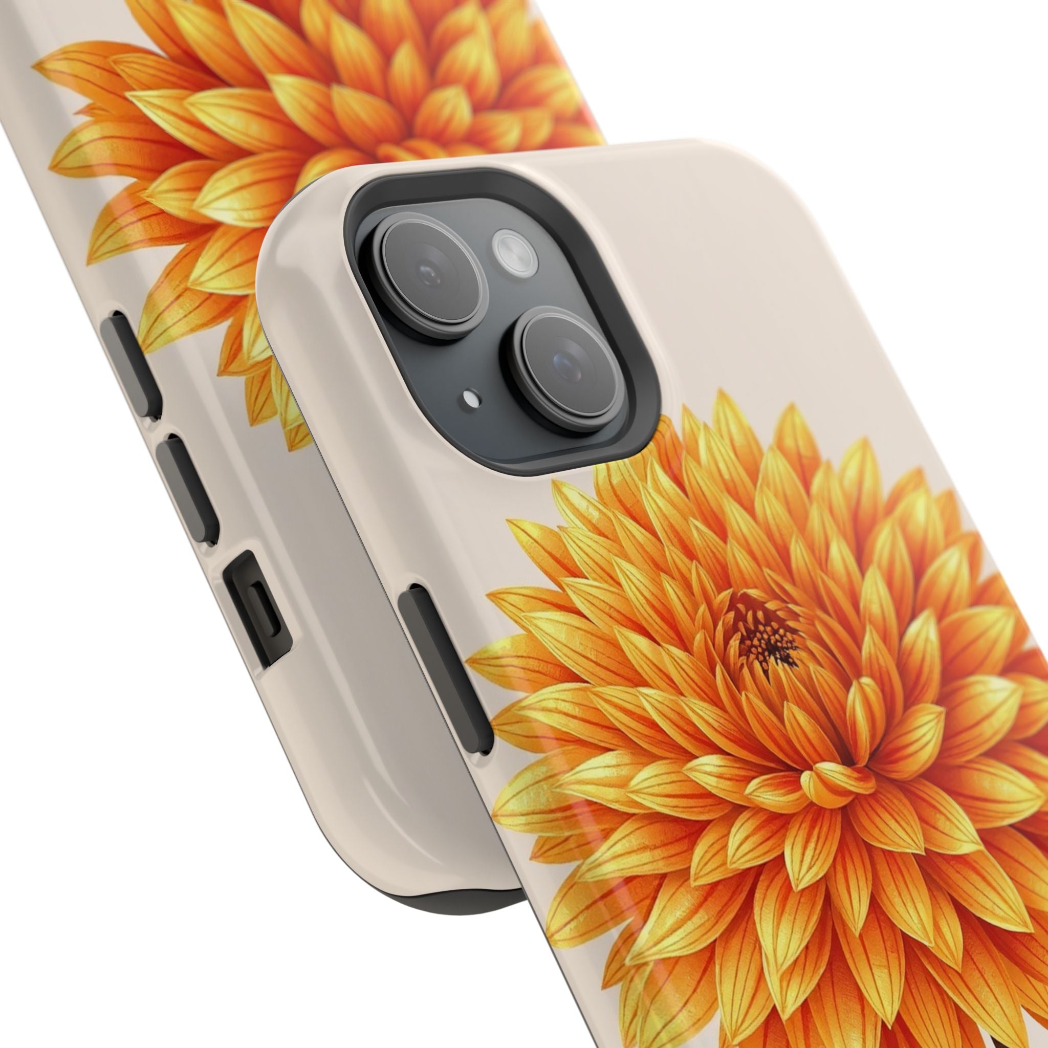 iPhone Chrysanthemum Classic Gold Foil Luxury Slim iPhone Everyday · iPhone Case