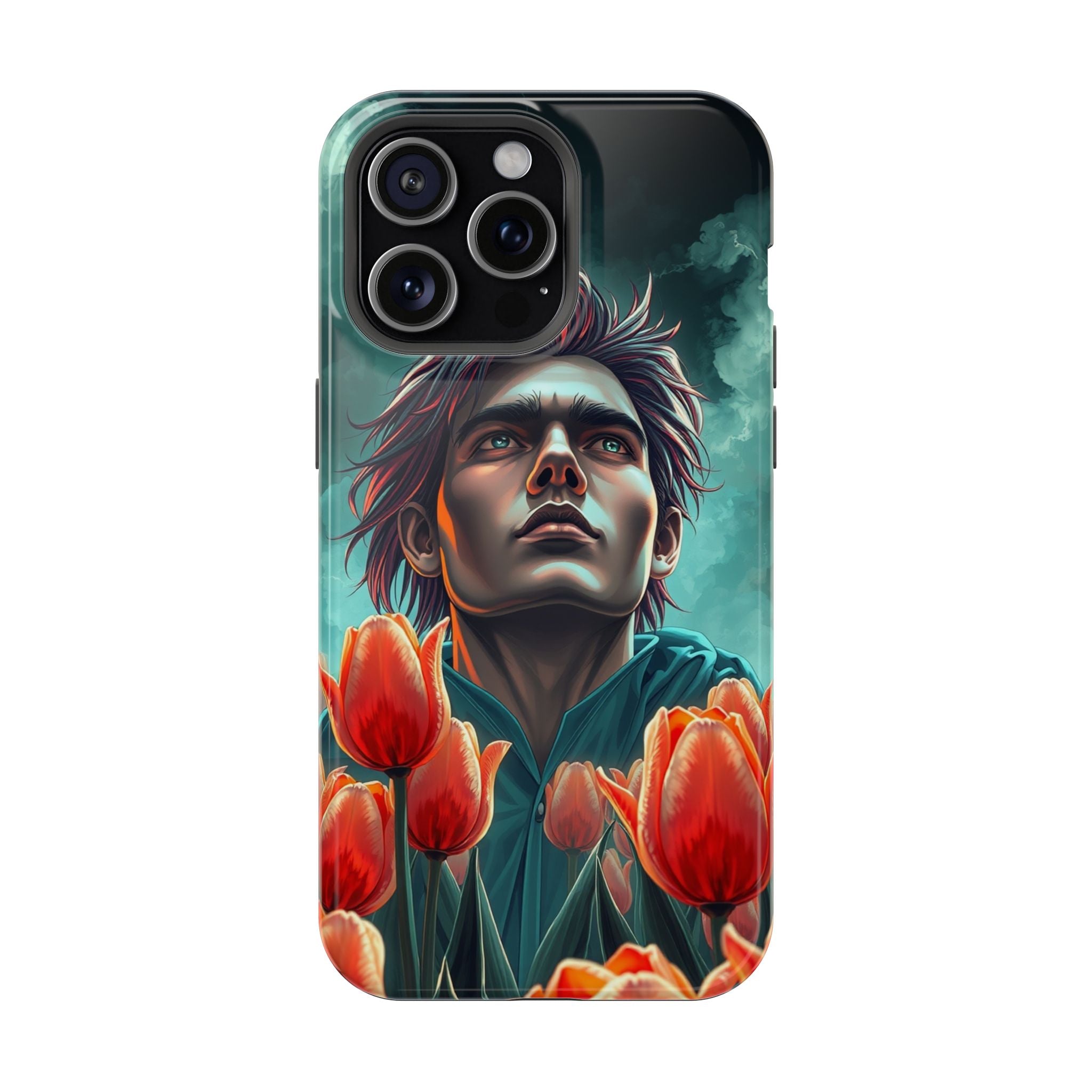 iPhone Tulip Row Electric Art Slim Everyday Designer Case · iPhone Case