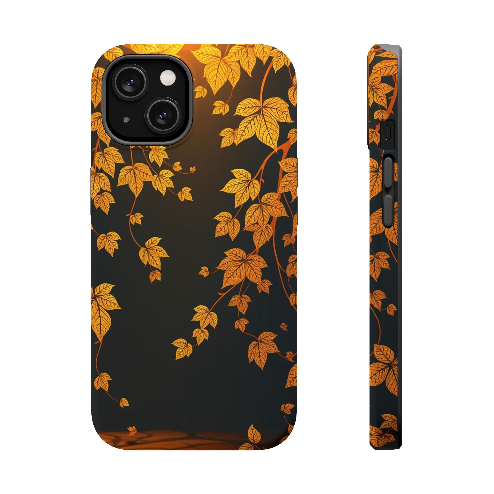 iPhone Mustard And Rust Art Nouveau Vine Slim Everyday iPhone 14 · iPhone Case