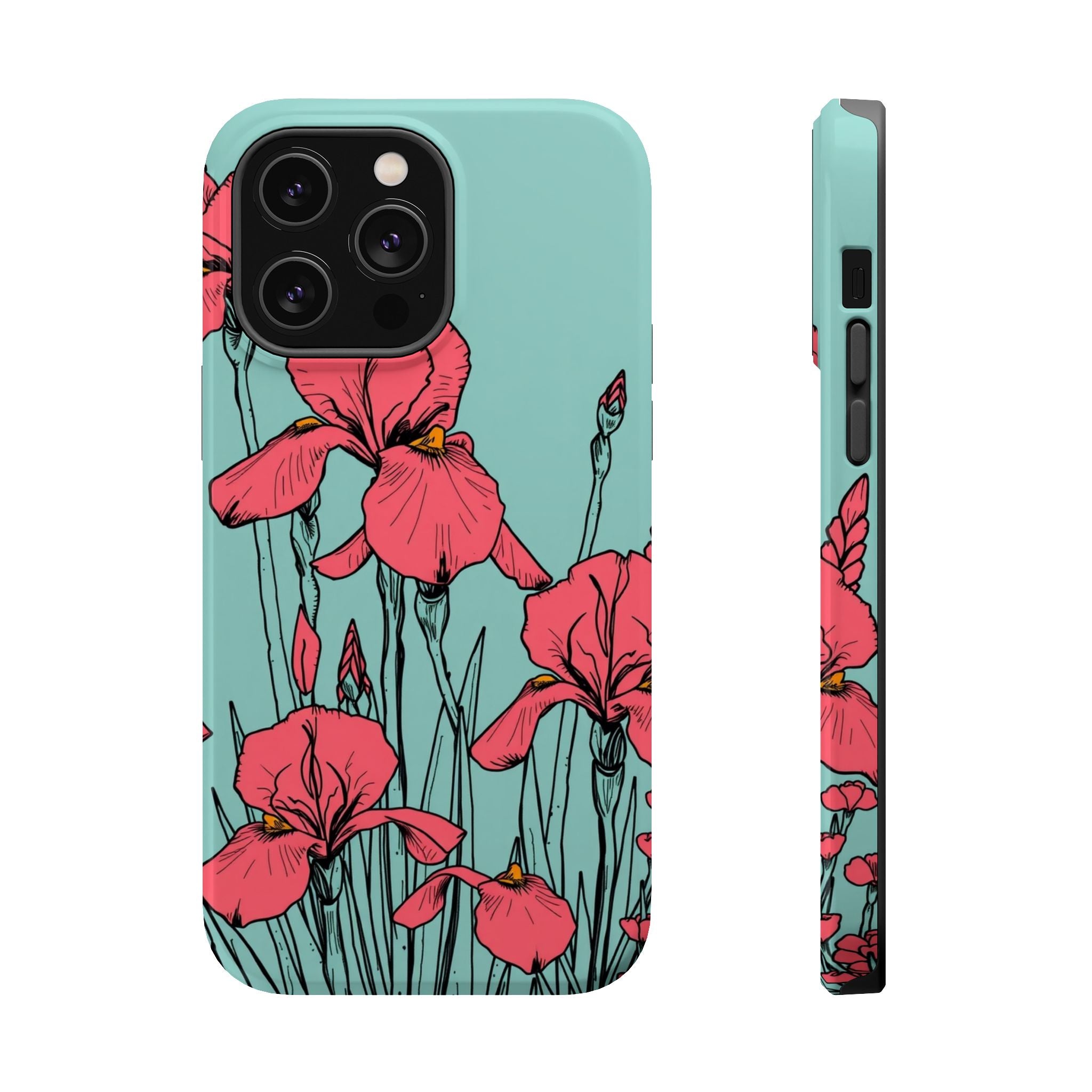 iPhone Iris Garden Bold Art Slim Everyday Designer Case · iPhone Case Quiet Mood