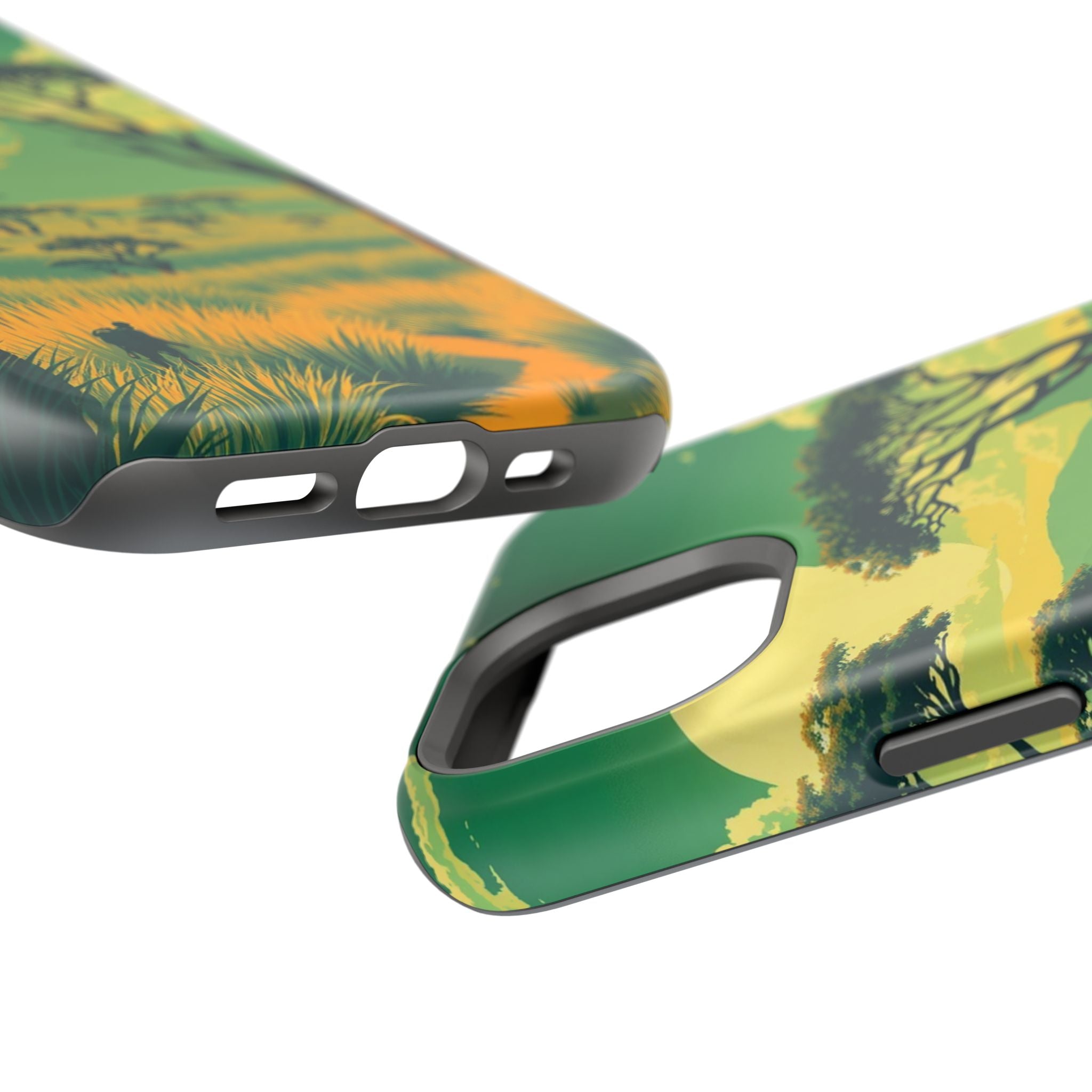 iPhone Savanna Horizon Pixel Art -Bit Slim Everyday Designer Case · iPhone Case