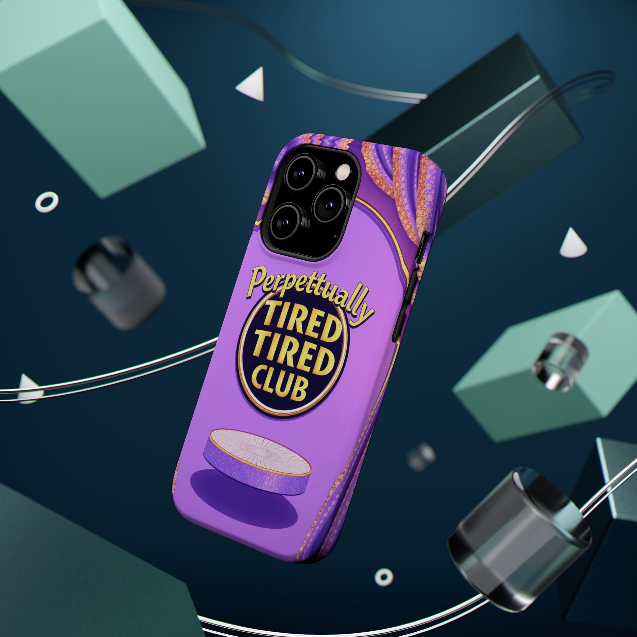 iPhone Perpetually Tired Club Bold Art Slim Everyday Designer Case · iPhone Case