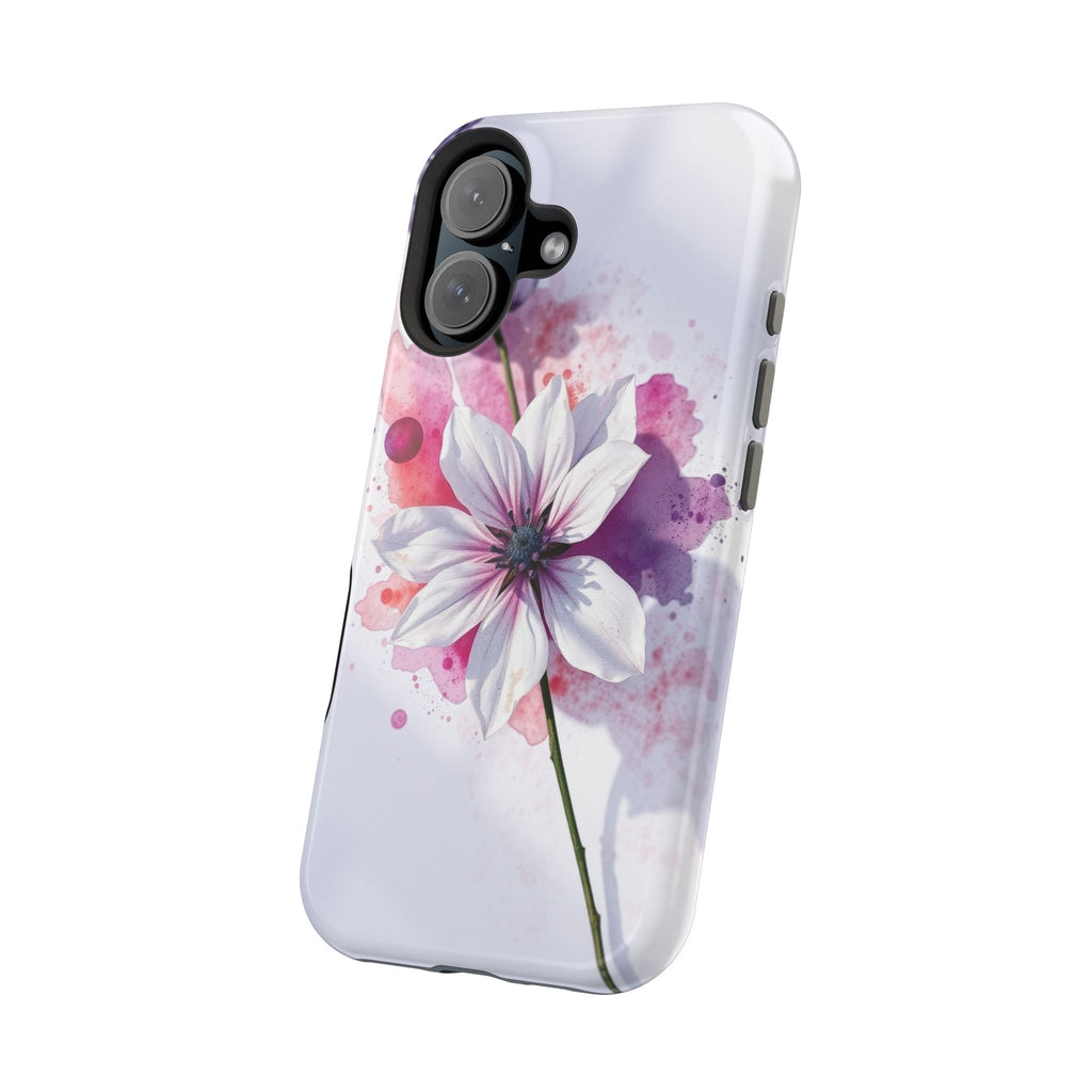 iPhone Floral Watercolor Splash Bold Art Slim Everyday iPhone 15 · iPhone Case