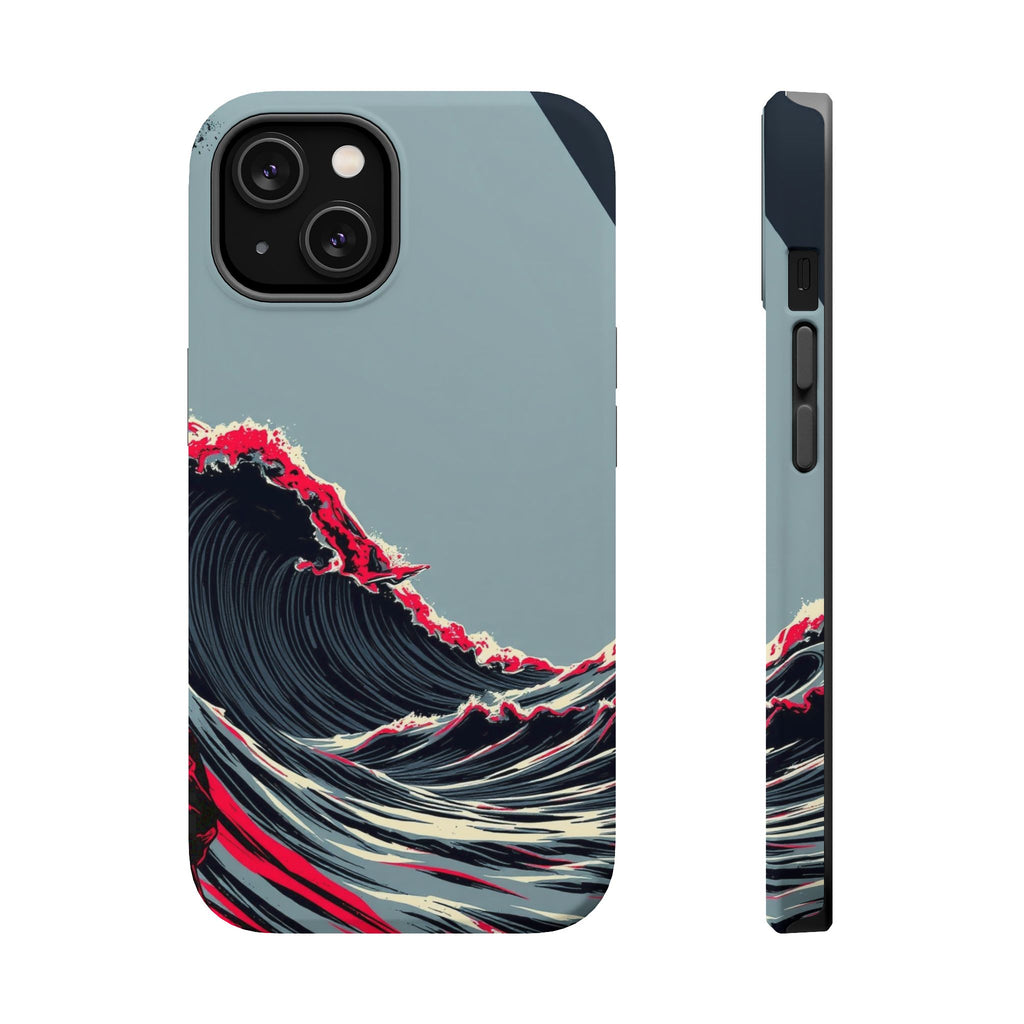 iPhone Vibrant Wave Interference Design Slim Everyday iPhone Designer · iPhone C
