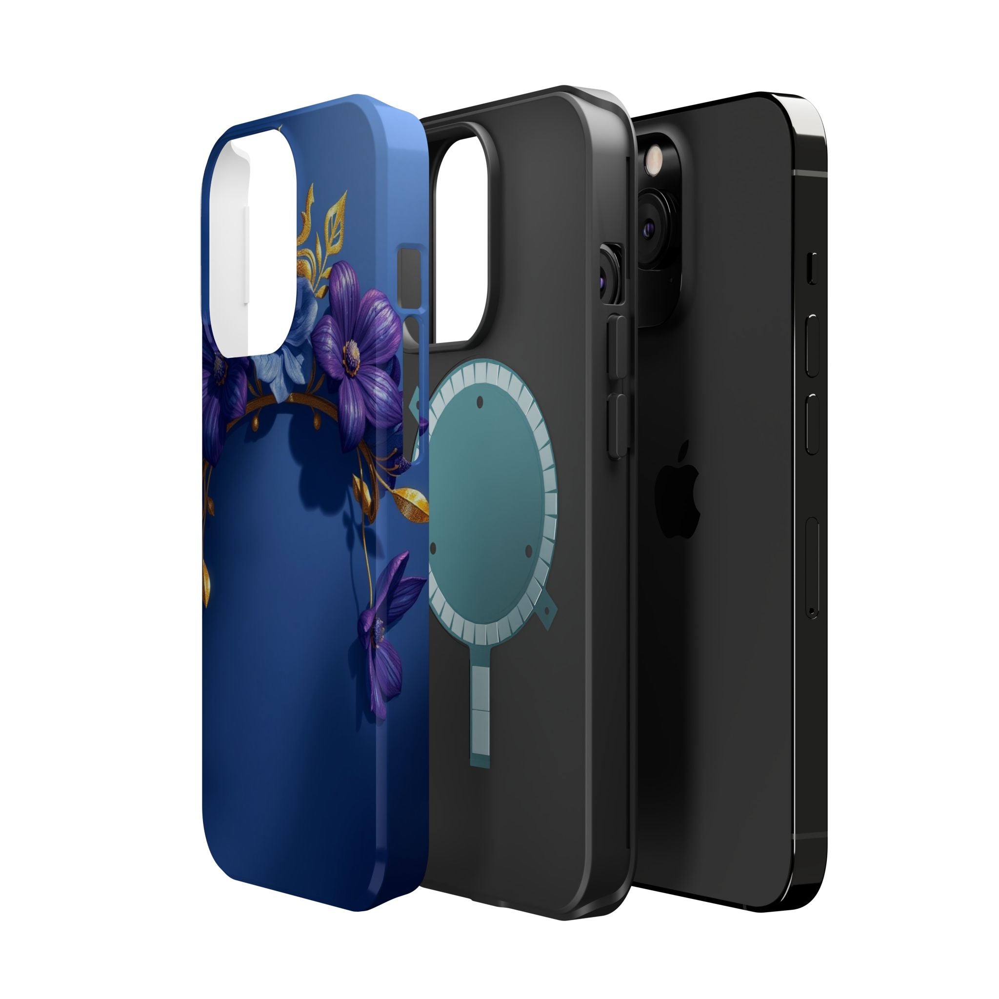 iPhone Vibrant Floral Crown Design 14 Slim Everyday Designer Case · iPhone Case