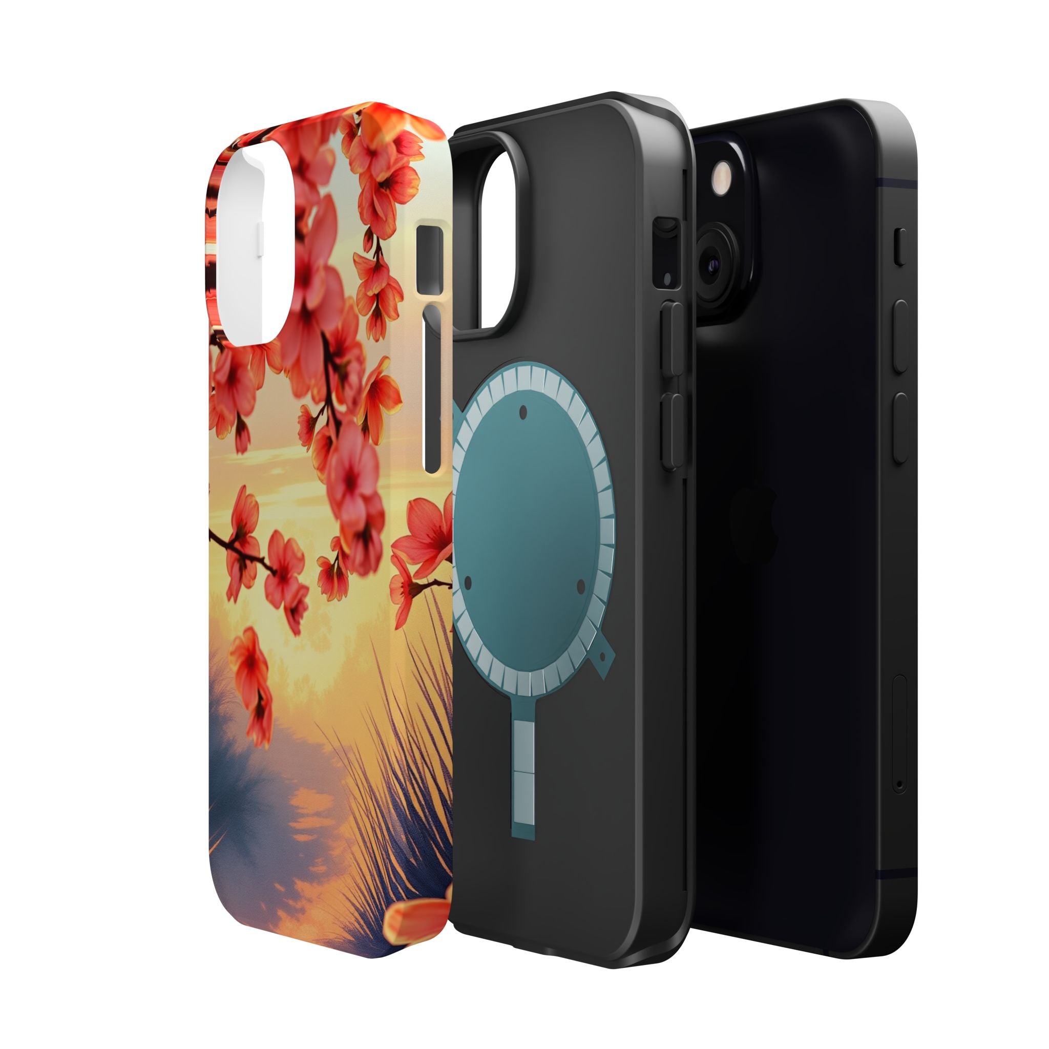 iPhone Sunset Amber And Peach Blossom Trail Slim Snap Cas Carry Case · iPhone Ca