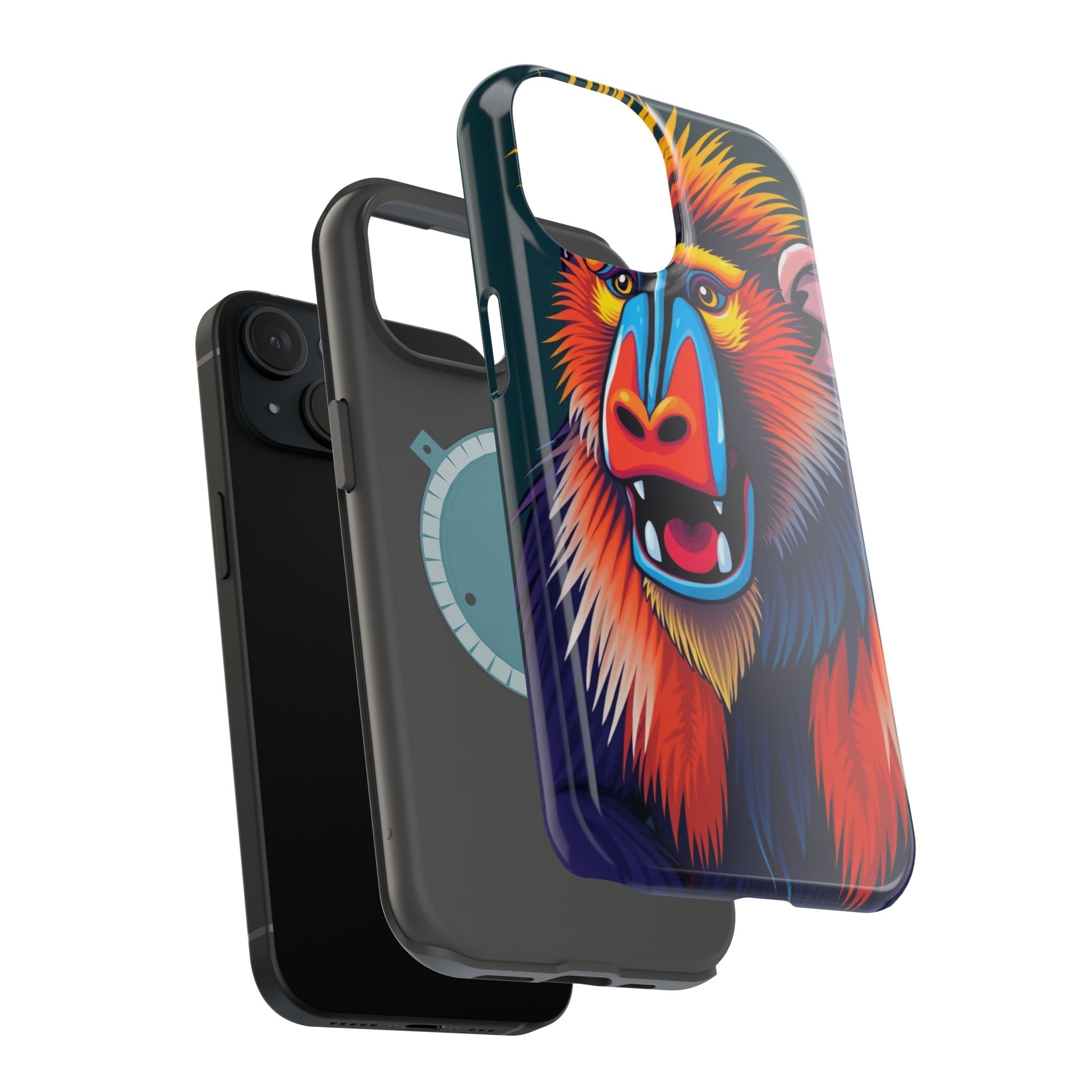 iPhone Mandrill Colorful Face Kids Fun iPhone Phone Case Gift Slim · iPhone Case