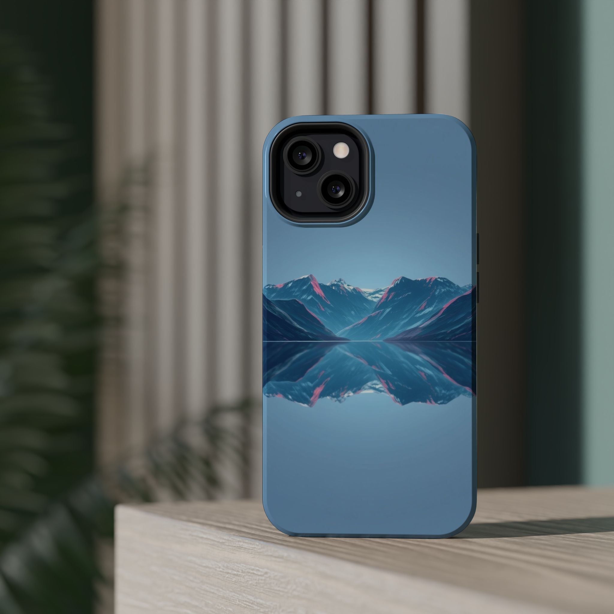 iPhone Fjord Reflection Mystic Art Bold Modern Everyday Snap Case · iPhone Case