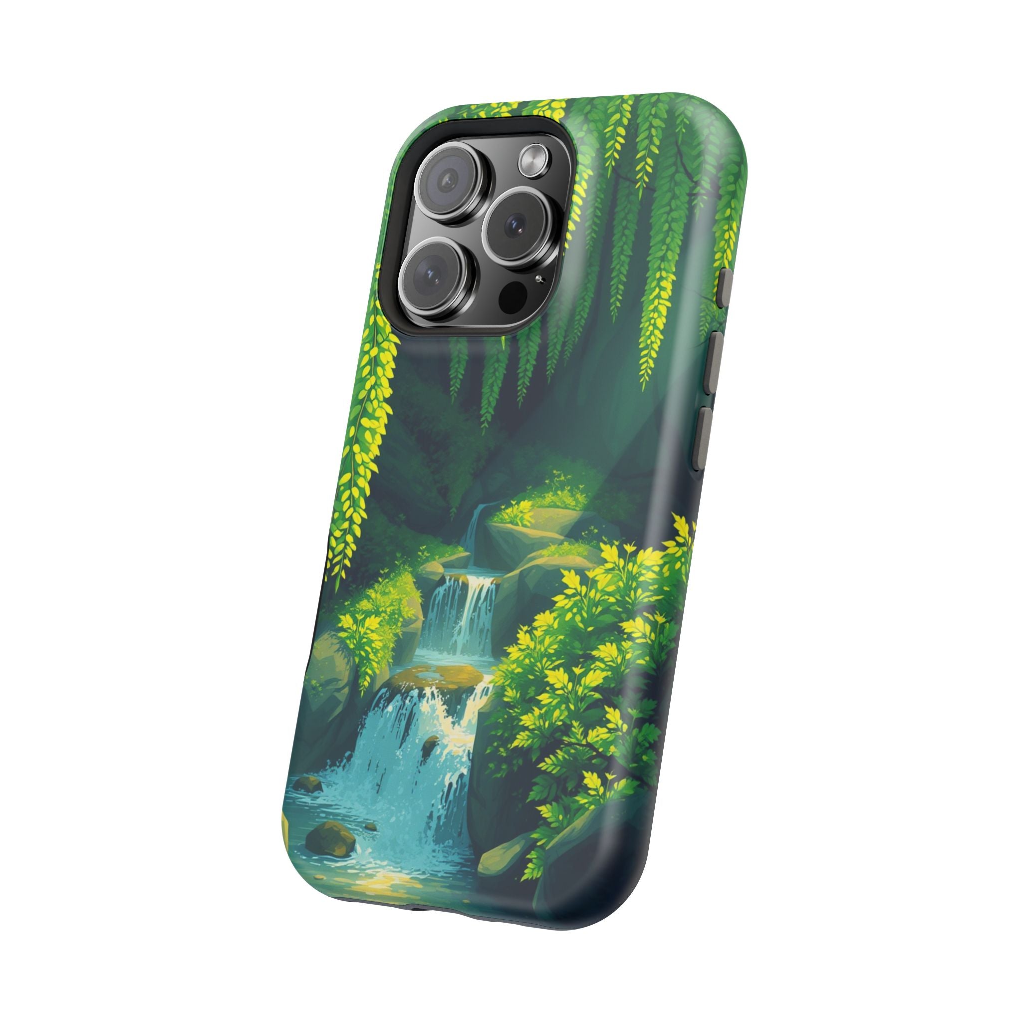 iPhone Earthy Wisteria Cascade Design Slim Everyday iPhone 13 Designer · iPhone