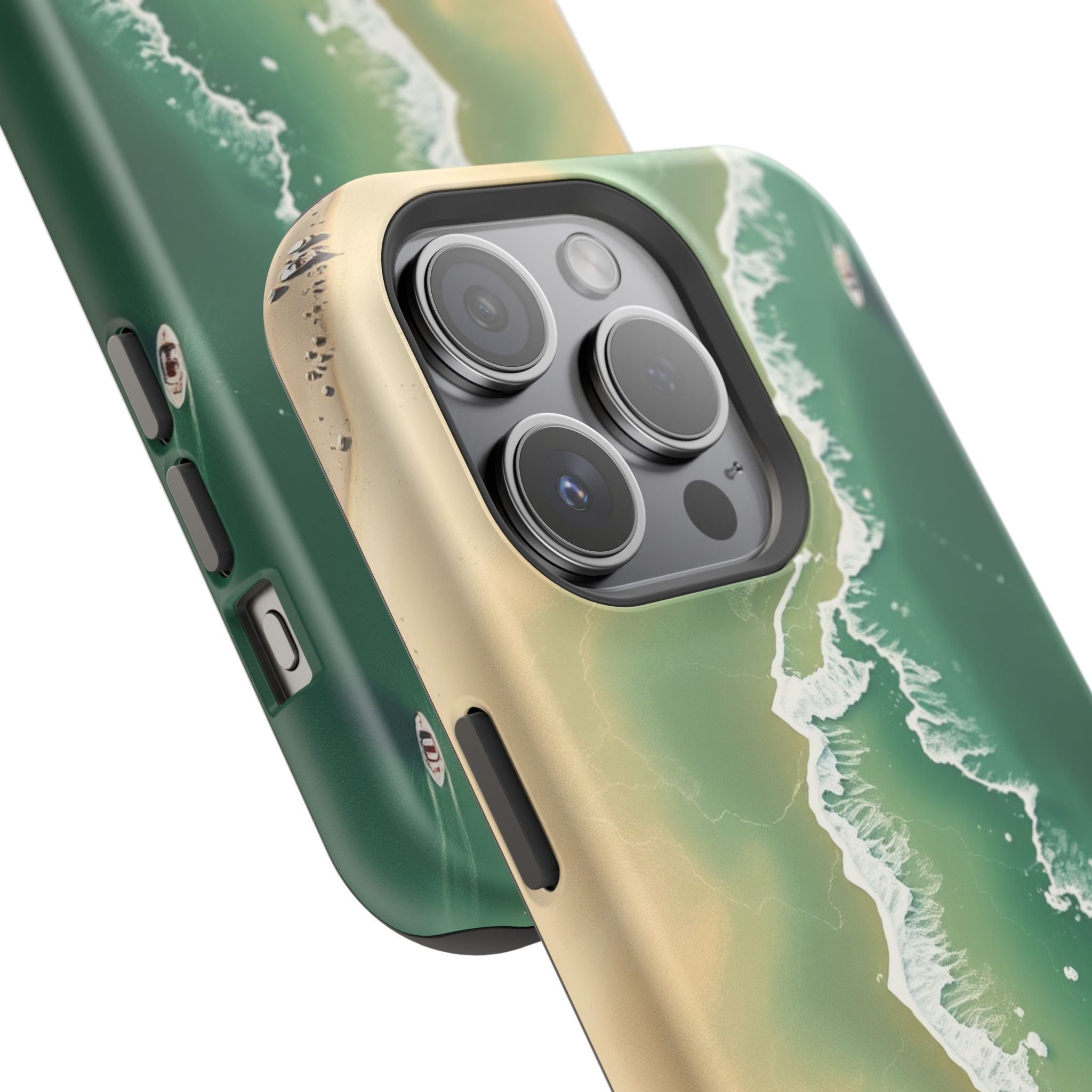 iPhone Shoreline Aerial Bold Art Bold Modern Everyday Snap Case · iPhone Case