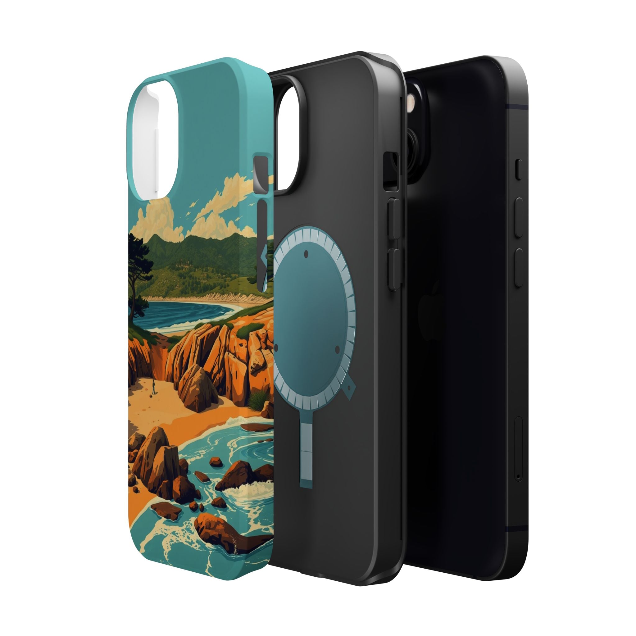 iPhone Pebble Beach Vintage Retro Poster Slim Everyday iPhone Designer · iPhone