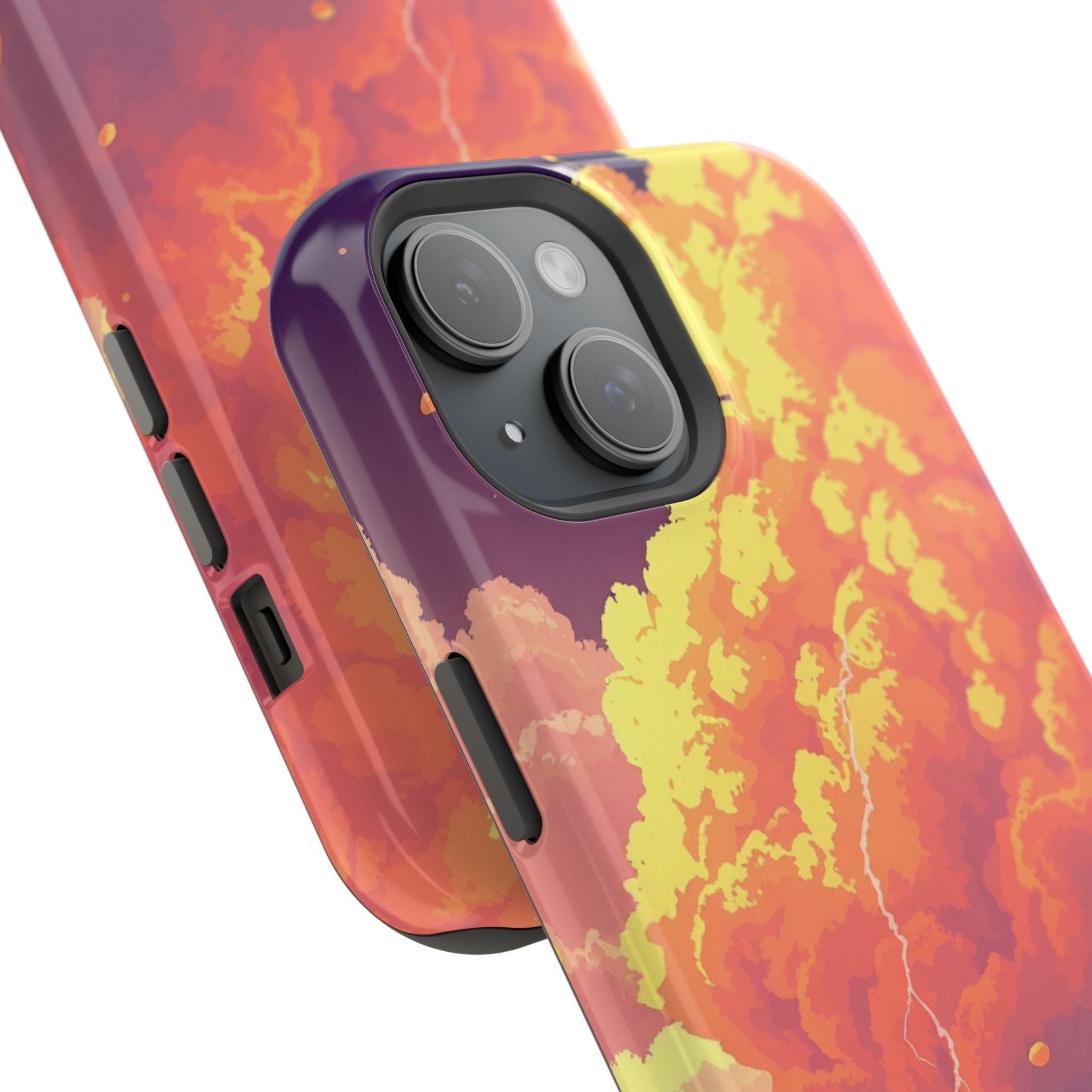 iPhone Sunset Amber And Peach Petal Storm Slim iPhone Everyday Designer · iPhone