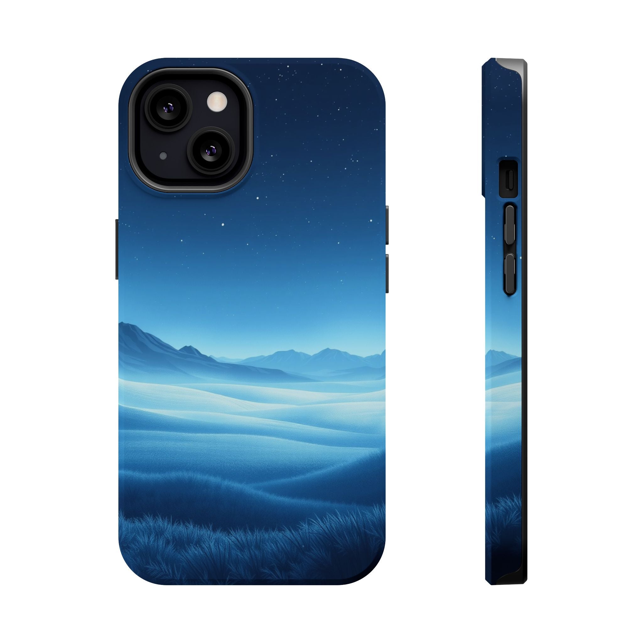 iPhone Midnight Blue And Silver Tundra Expanse Clean iPhone 17 Minimal · iPhone