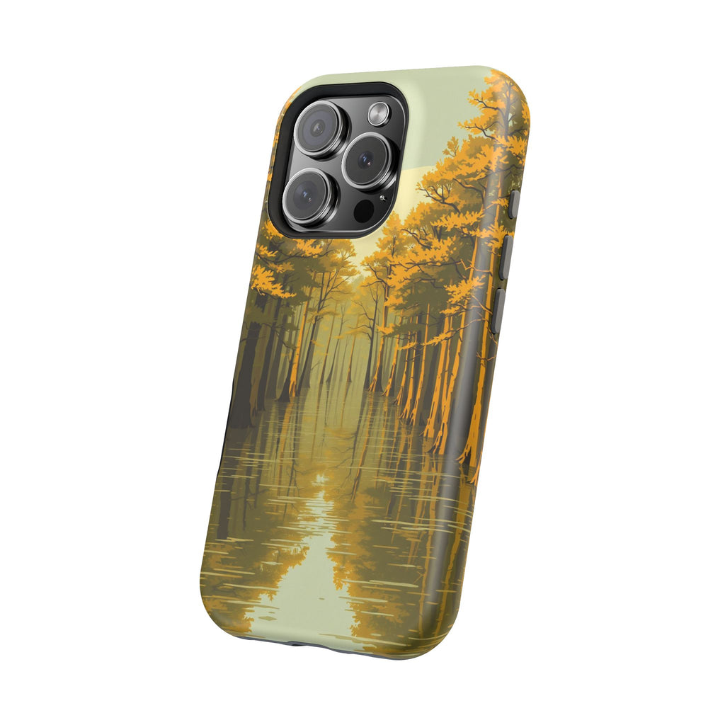 iPhone Cypress Swamp Enchanted Art Bold Modern Everyday Snap Case · iPhone Case
