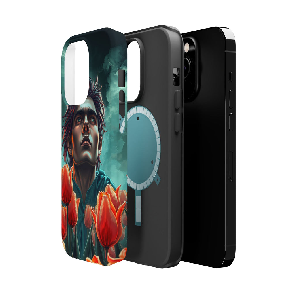 iPhone Tulip Row Electric Art Slim Everyday Designer Case · iPhone Case