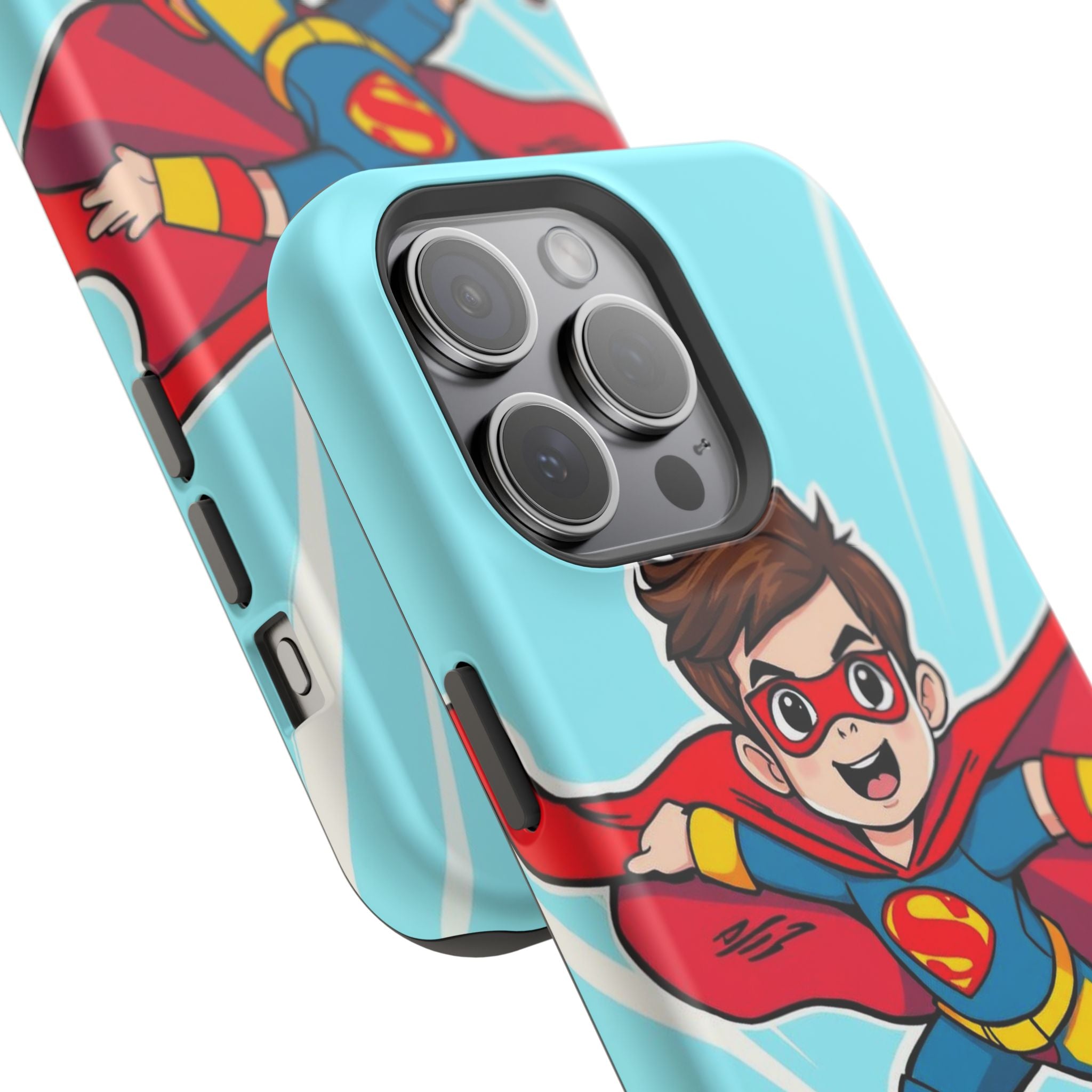 iPhone Kid Superhero Flying Kids Fun iPhone Phone Case Gift Slim · iPhone Case