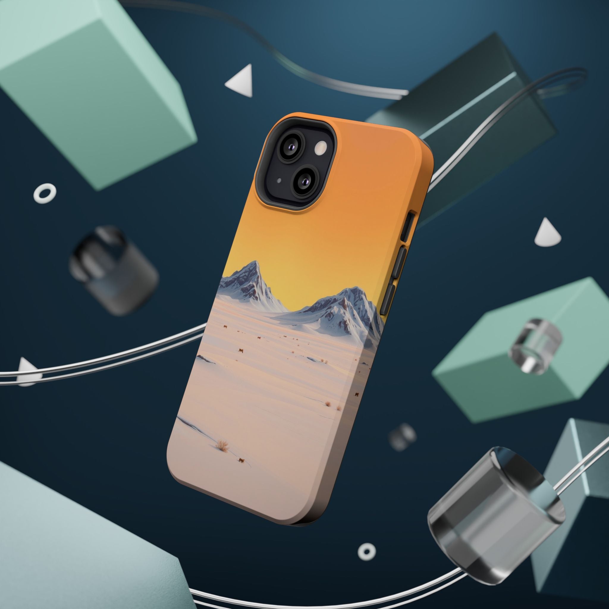 iPhone Mustard And Rust Arctic Tundra Slim Everyday iPhone 20 Designer · iPhone