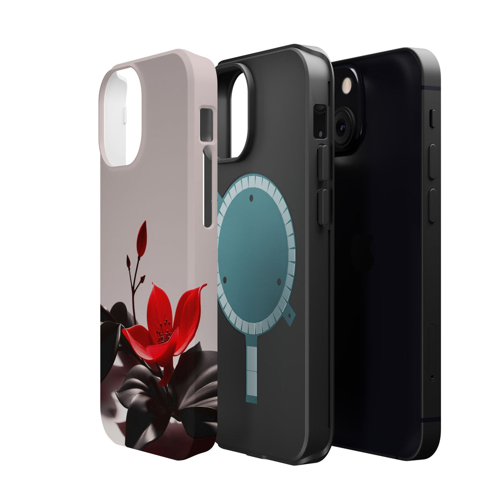 iPhone Radiant Bloom and Leaf Design Slim Everyday Designer Case · iPhone Case