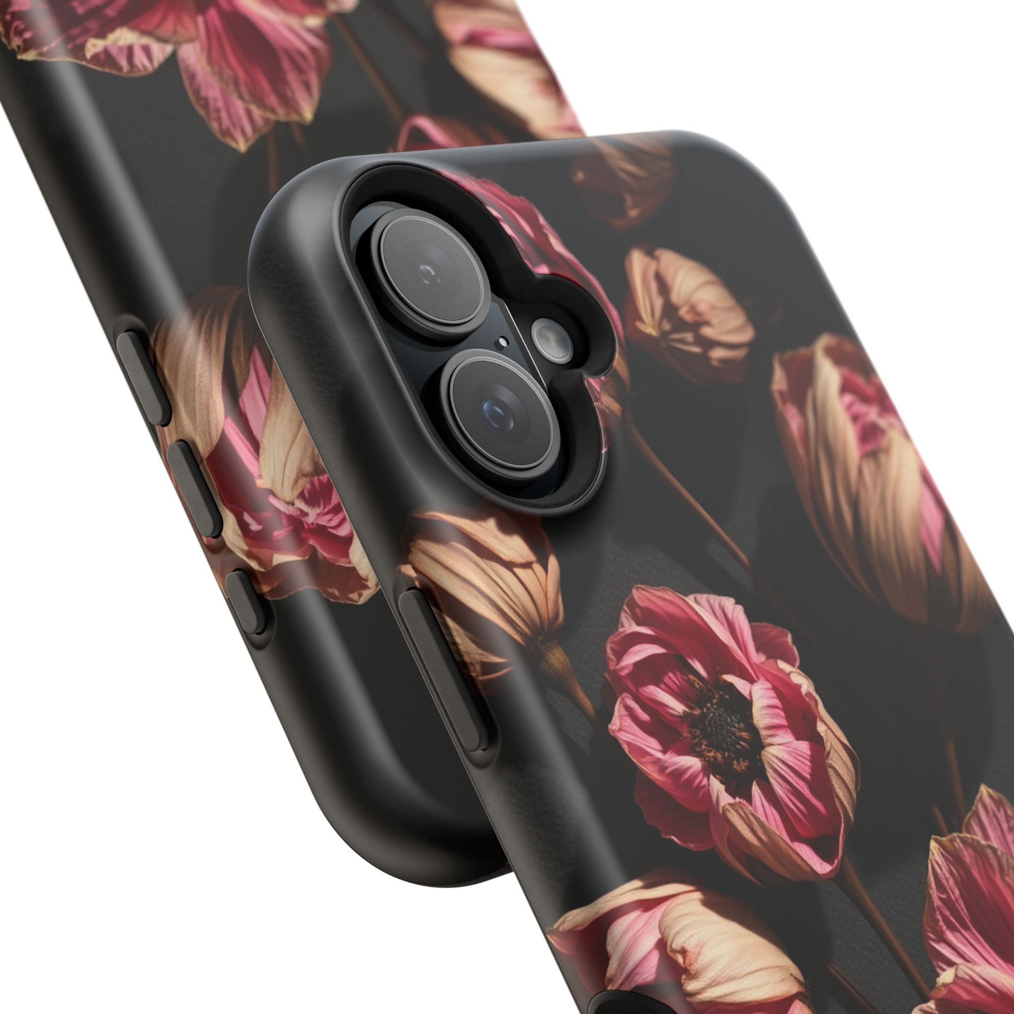iPhone Dried Flower Flat Lay Electric Art Slim Snap Case · iPhone Case