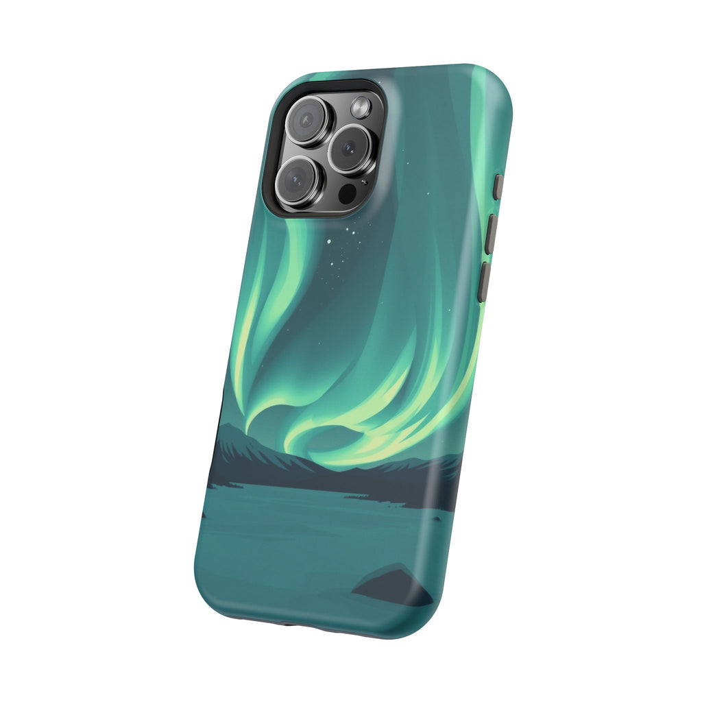iPhone Northern Lights Abstract Geometric Slim iPhone Everyday Designer · iPhone