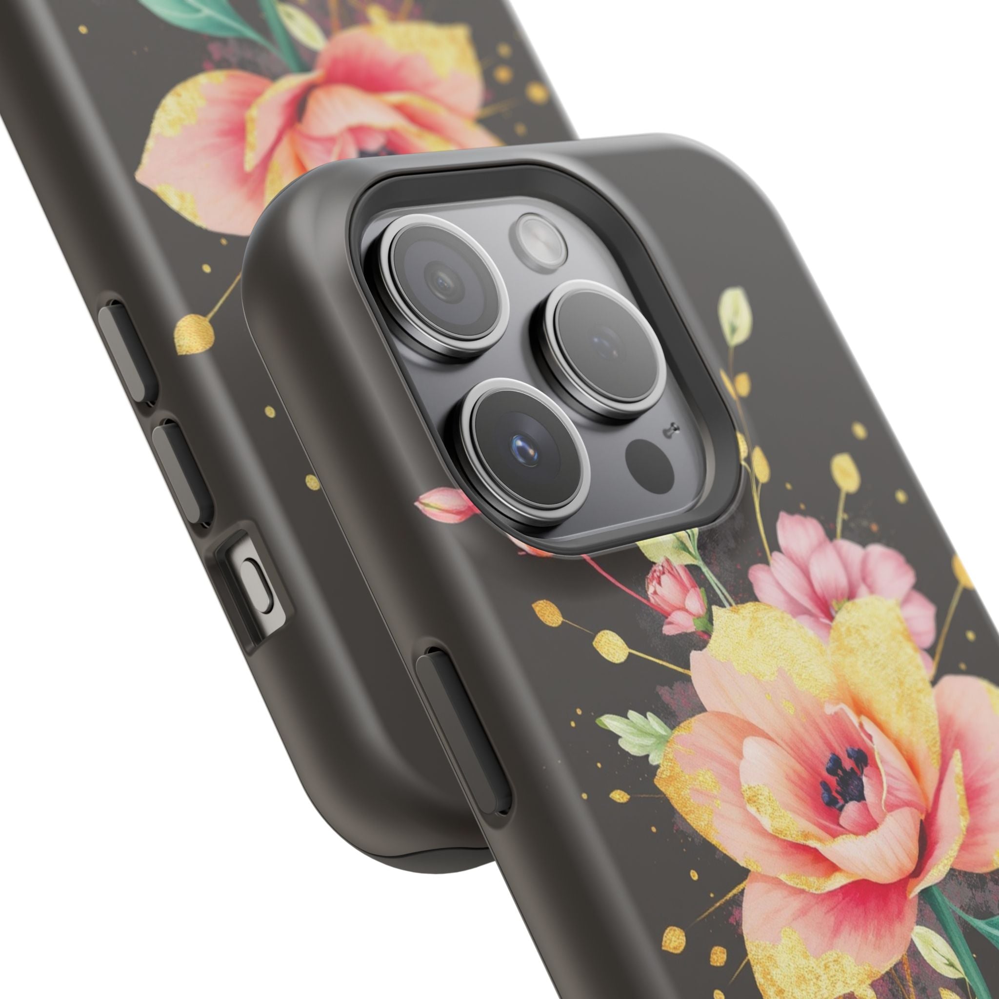 iPhone Earthy Floral Watercolor Splash Design Clean iPhone 14 Minimal · iPhone C