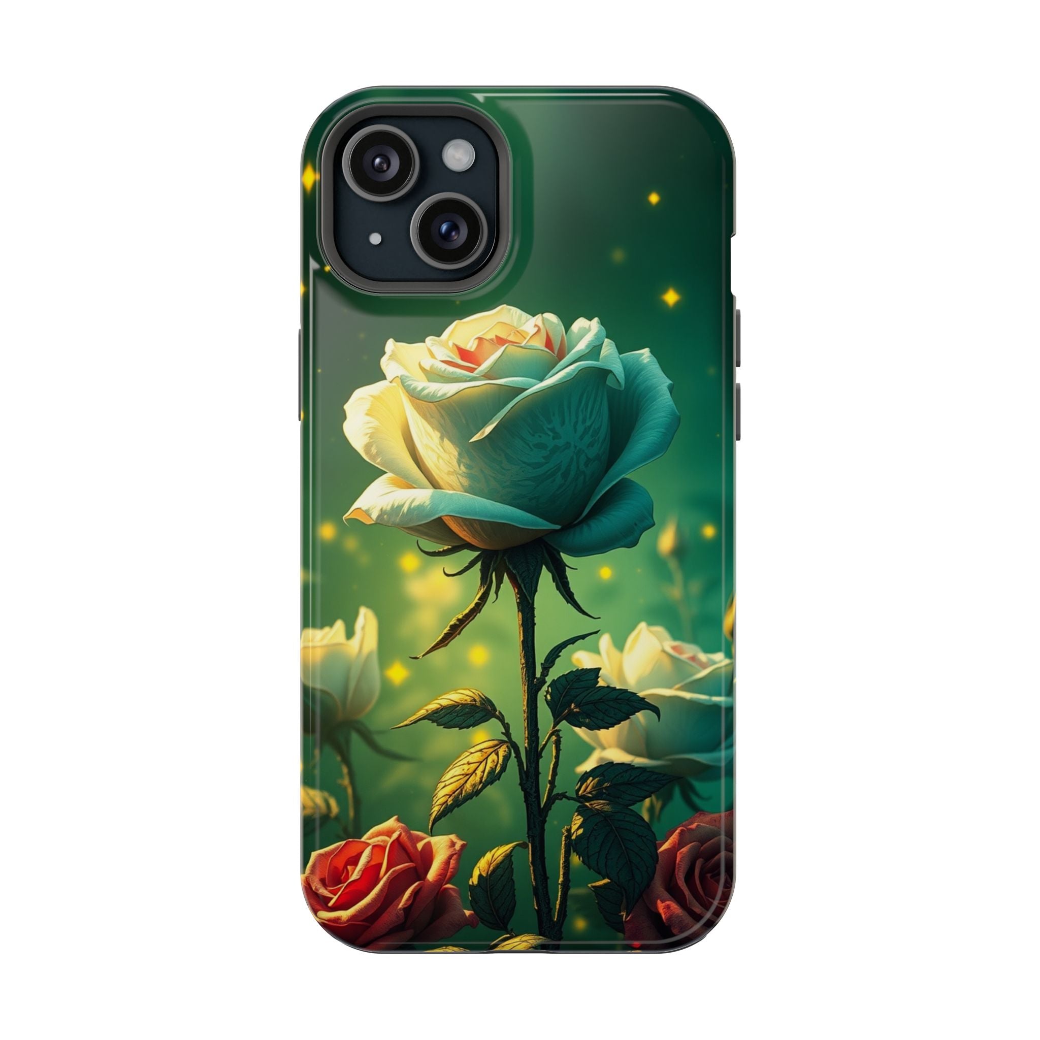 iPhone Earthy Rose Garden Design Bold Modern Everyday Snap Case · iPhone Case
