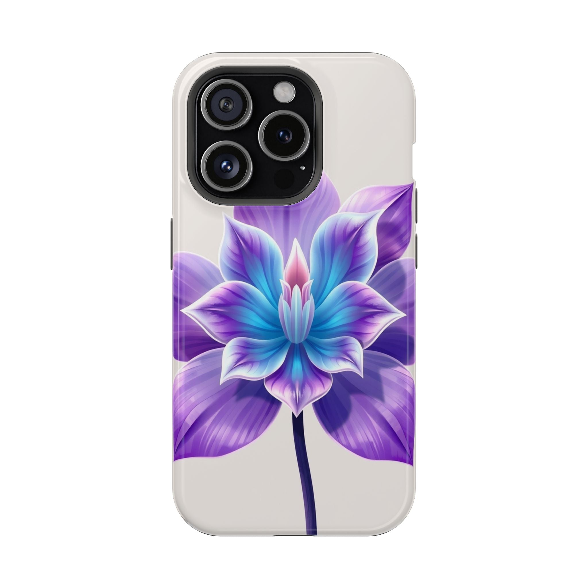 iPhone Dreamy Neon Floral Design 10 Slim Everyday Designer Case · iPhone Case