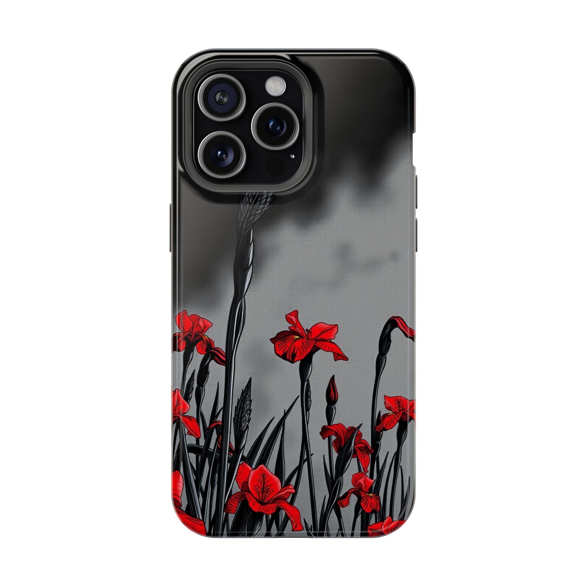 iPhone Iris Garden Cinematic Art Soft Finish Everyday Cas Slim Snap Case · iPhon