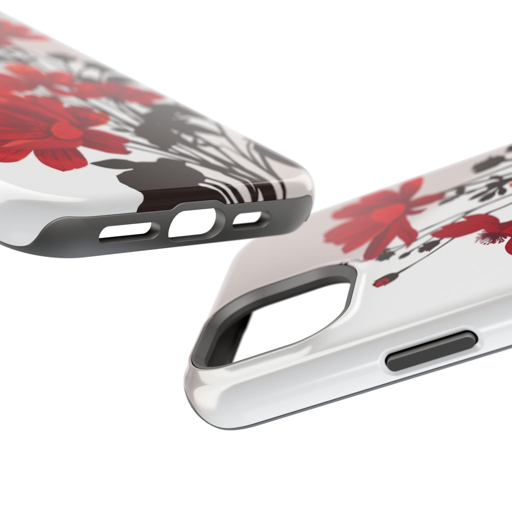 iPhone Floral Silhouette Cinematic Art Slim Snap Case · iPhone Case