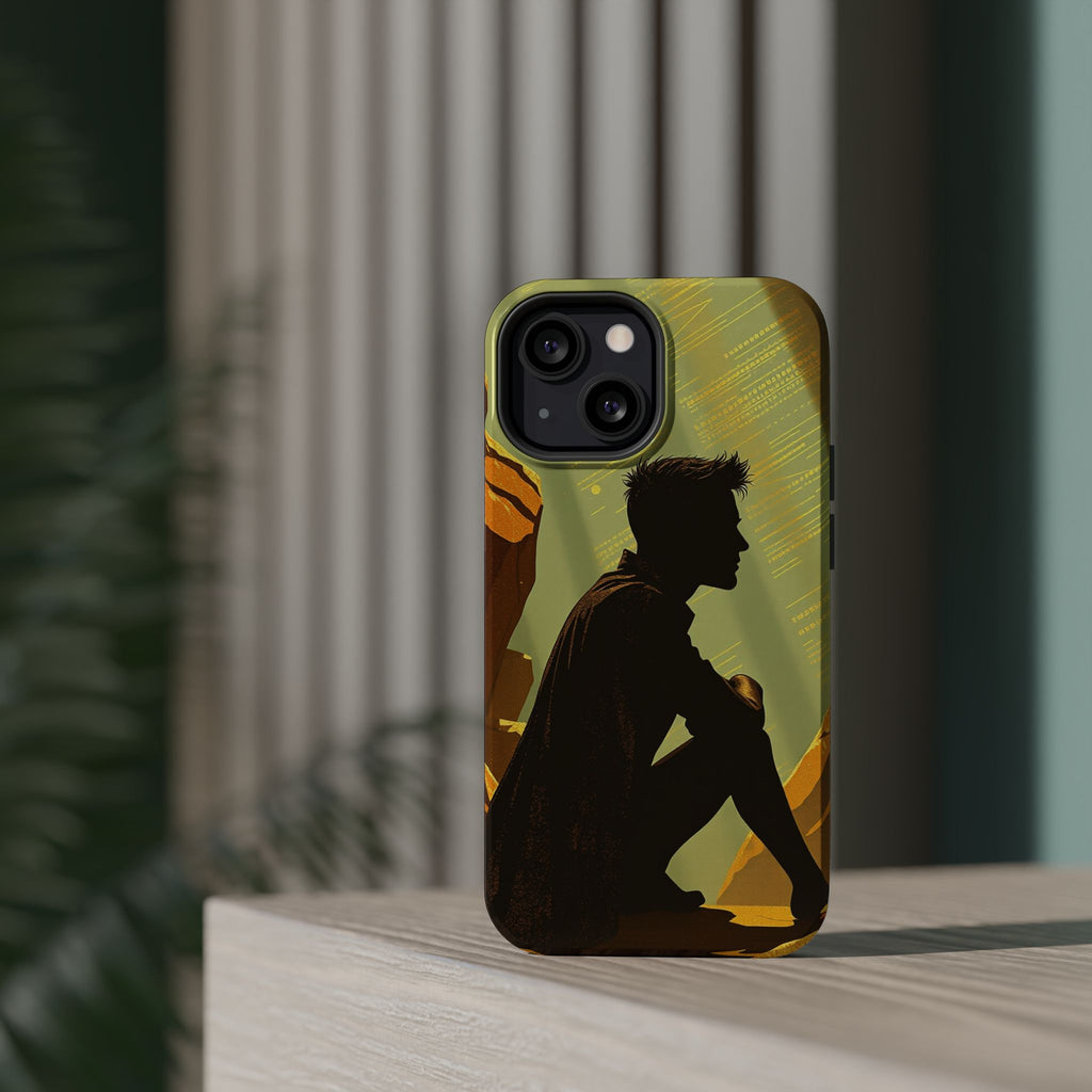 iPhone Mustard And Rust Overthinking Again Slim Everyday Designer Case · iPhone