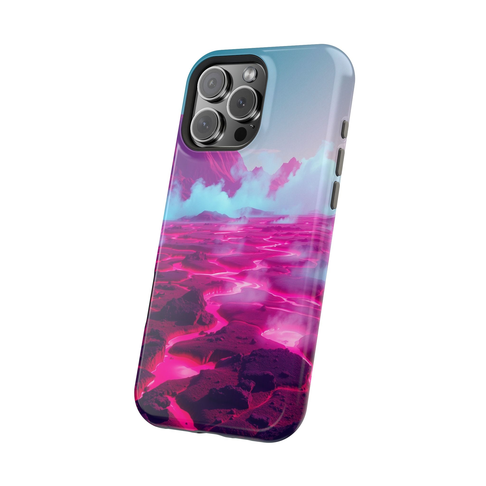 iPhone Lava Field Bold Art 17 Slim Everyday Designer Case · iPhone Case