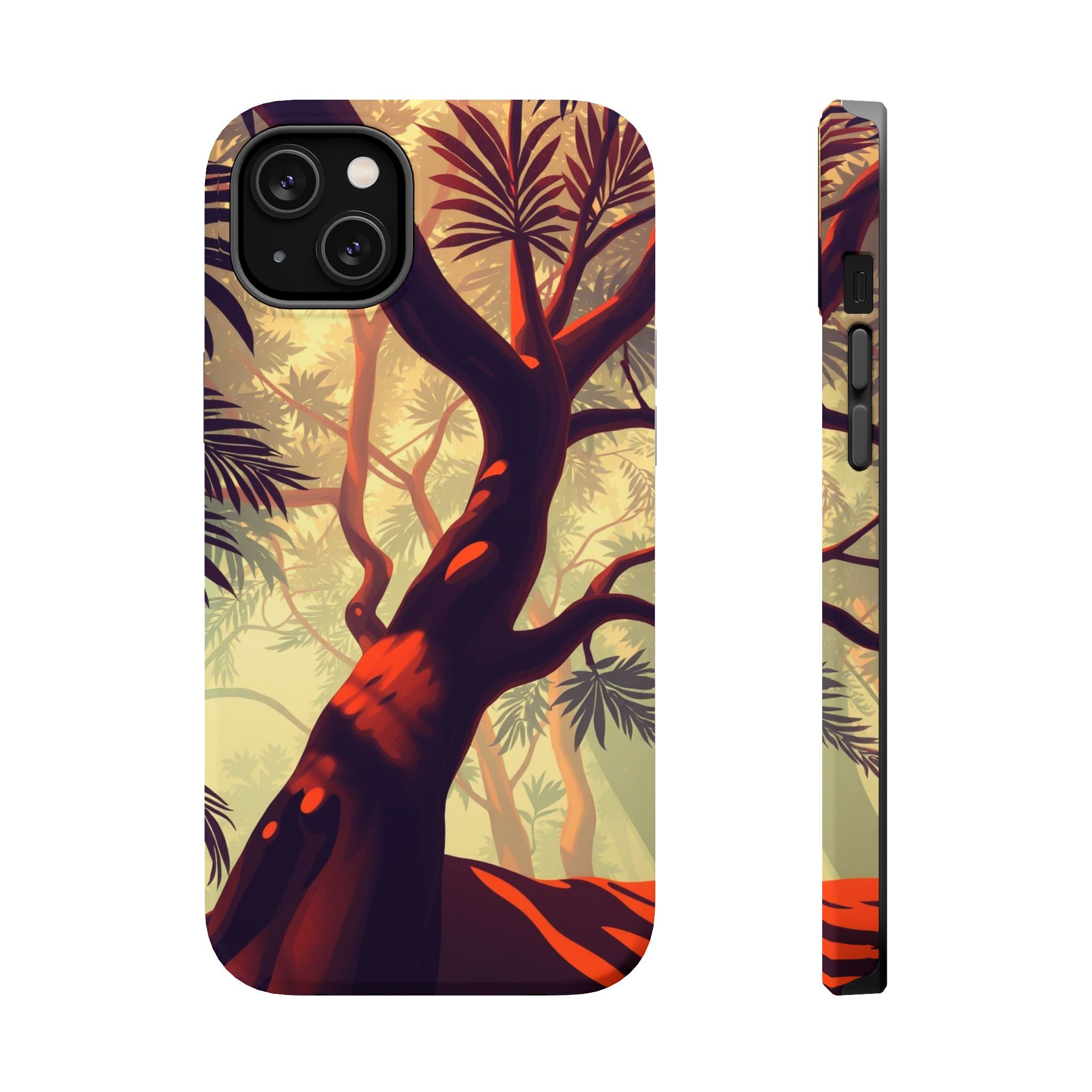 iPhone Burnt Orange And Sand Rainforest Canopy Clean iPhone 20 Minimal · iPhone