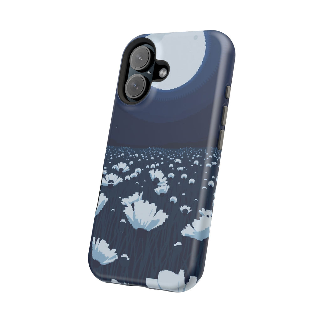 iPhone Poppy Field Pixel Art -Bit Bold Modern Everyday Snap Case · iPhone Case