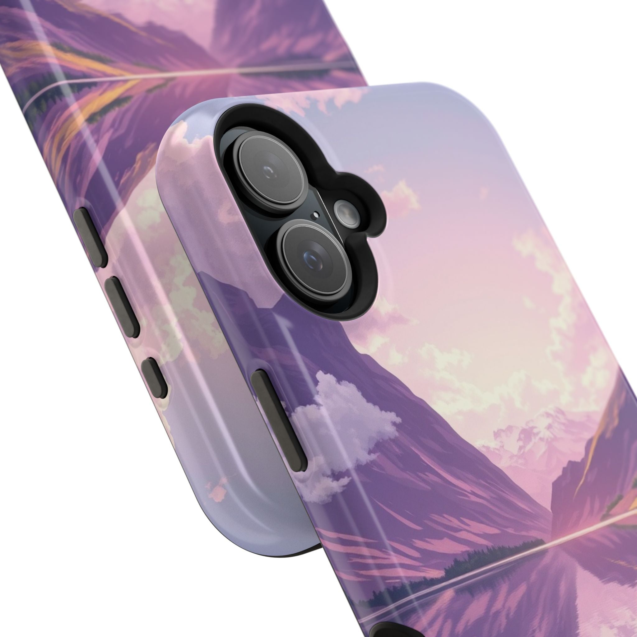 iPhone Lavender And Pearl Fjord Reflection Slim iPhone Everyday · iPhone Case