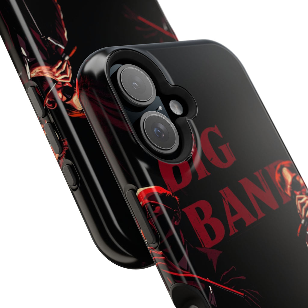 iPhone Black And Crimson Big Band Era Slim Everyday Designer Case · iPhone Case