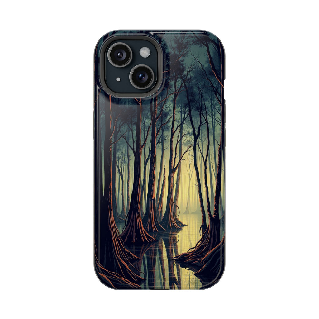 iPhone Cypress Swamp Cinematic Art Bold Modern Everyday Snap Case · iPhone Case