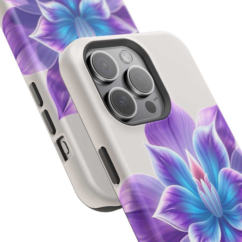 iPhone Dreamy Neon Floral Design 10 Slim Everyday Designer Case · iPhone Case