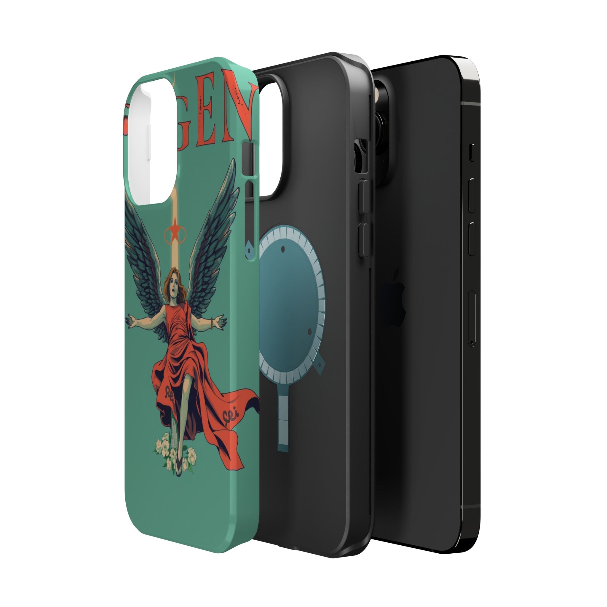 iPhone Radiant Fallen Angel Design Bold Modern Everyday Snap Case · iPhone Case