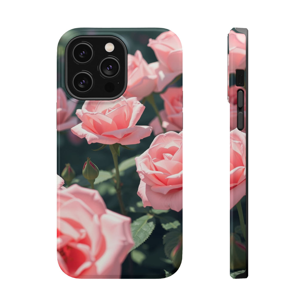 iPhone Mint And Blush Rose Garden Bold Modern Everyday Snap Case · iPhone Case