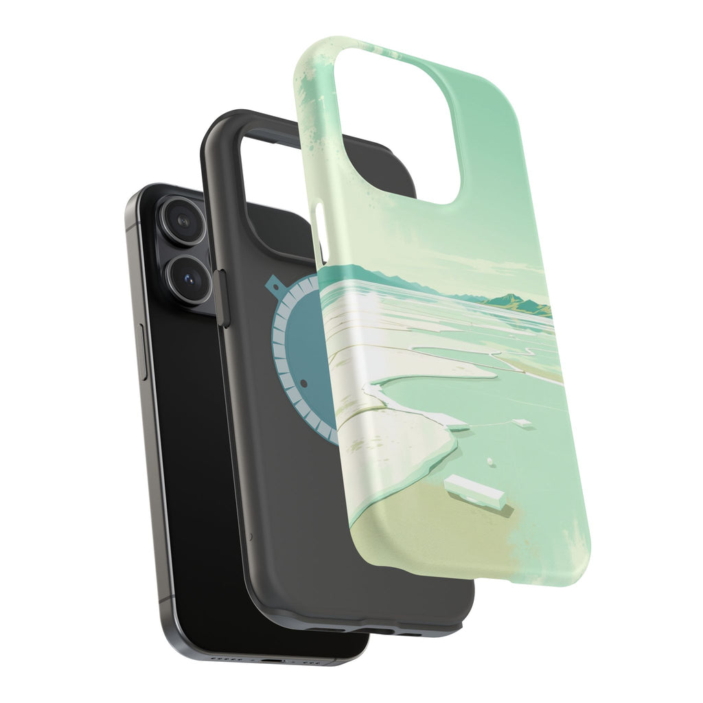 iPhone Vibrant Salt Flat Mirror Design Slim Everyday Designer Case · iPhone Case