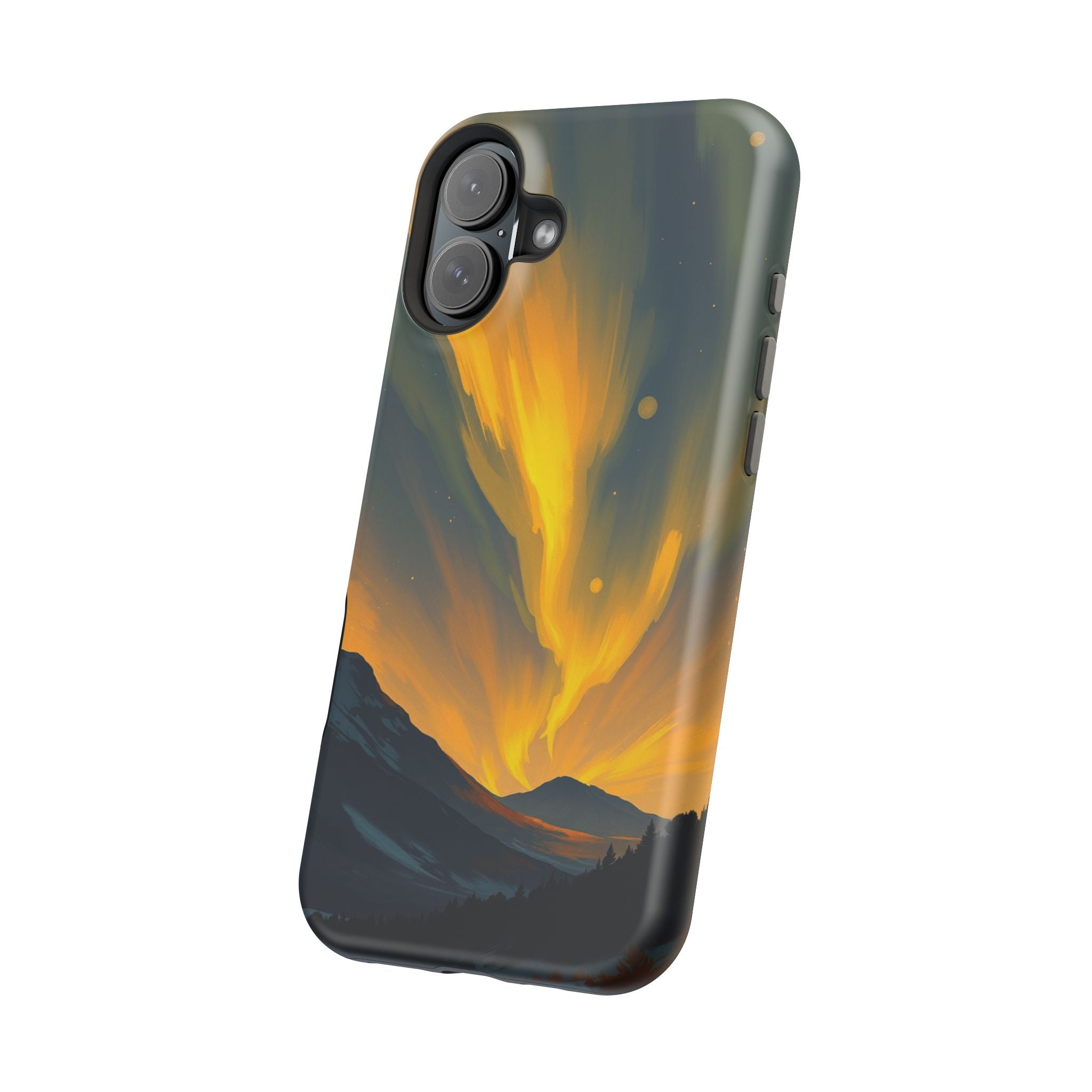 iPhone Serene Northern Lights Design Slim Everyday Designer Case · iPhone Case