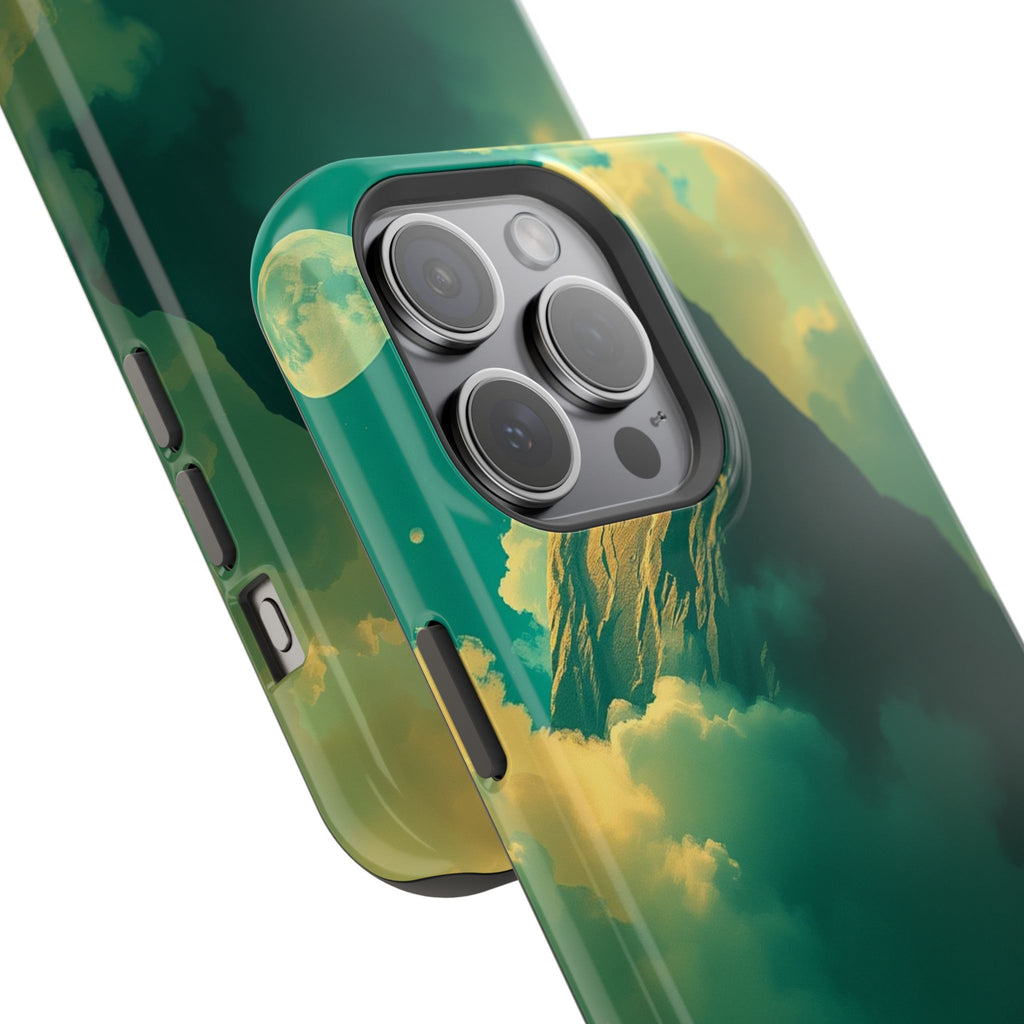 iPhone Emerald Green And Gold Night Bloomer Slim iPhone Everyday · iPhone Case