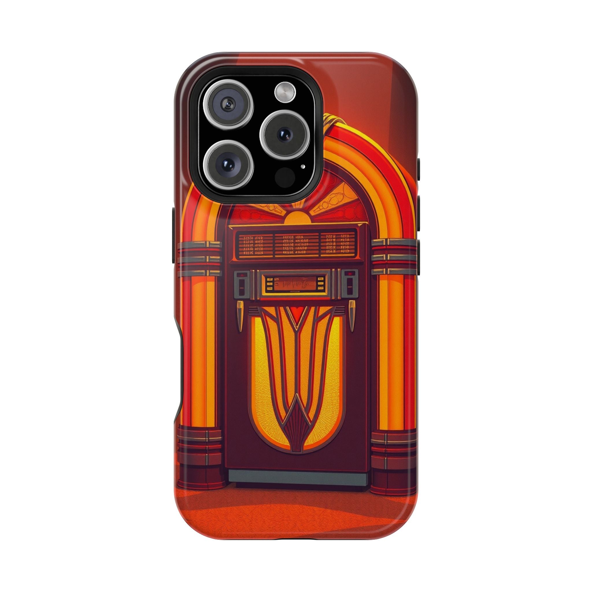 iPhone Jukebox Glow Pop Art Bold Bold Modern Everyday Snap Case · iPhone Case