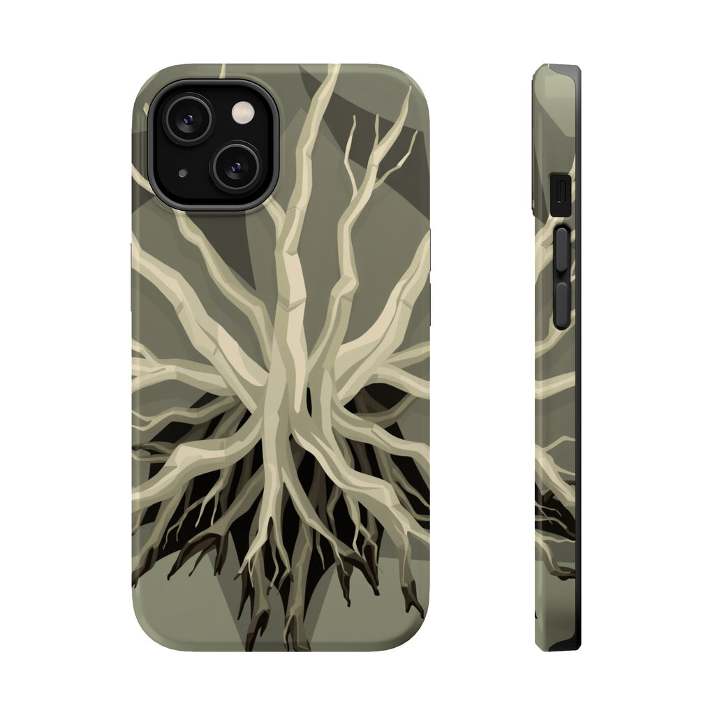 iPhone Sage And Ivory Mangrove Roots Slim Everyday Designer Case · iPhone Case