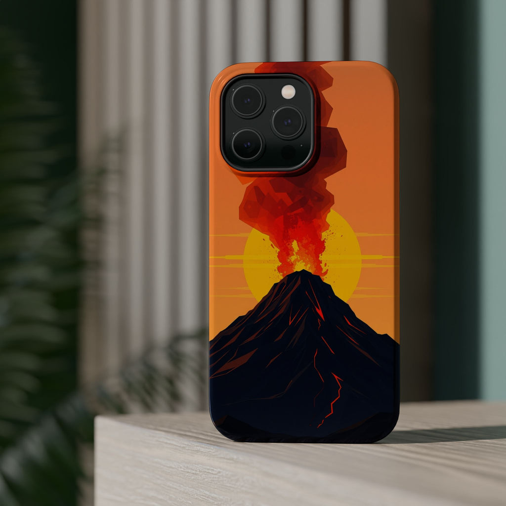iPhone Vibrant Volcanic Eruption Design Slim Everyday iPhone Designer · iPhone C