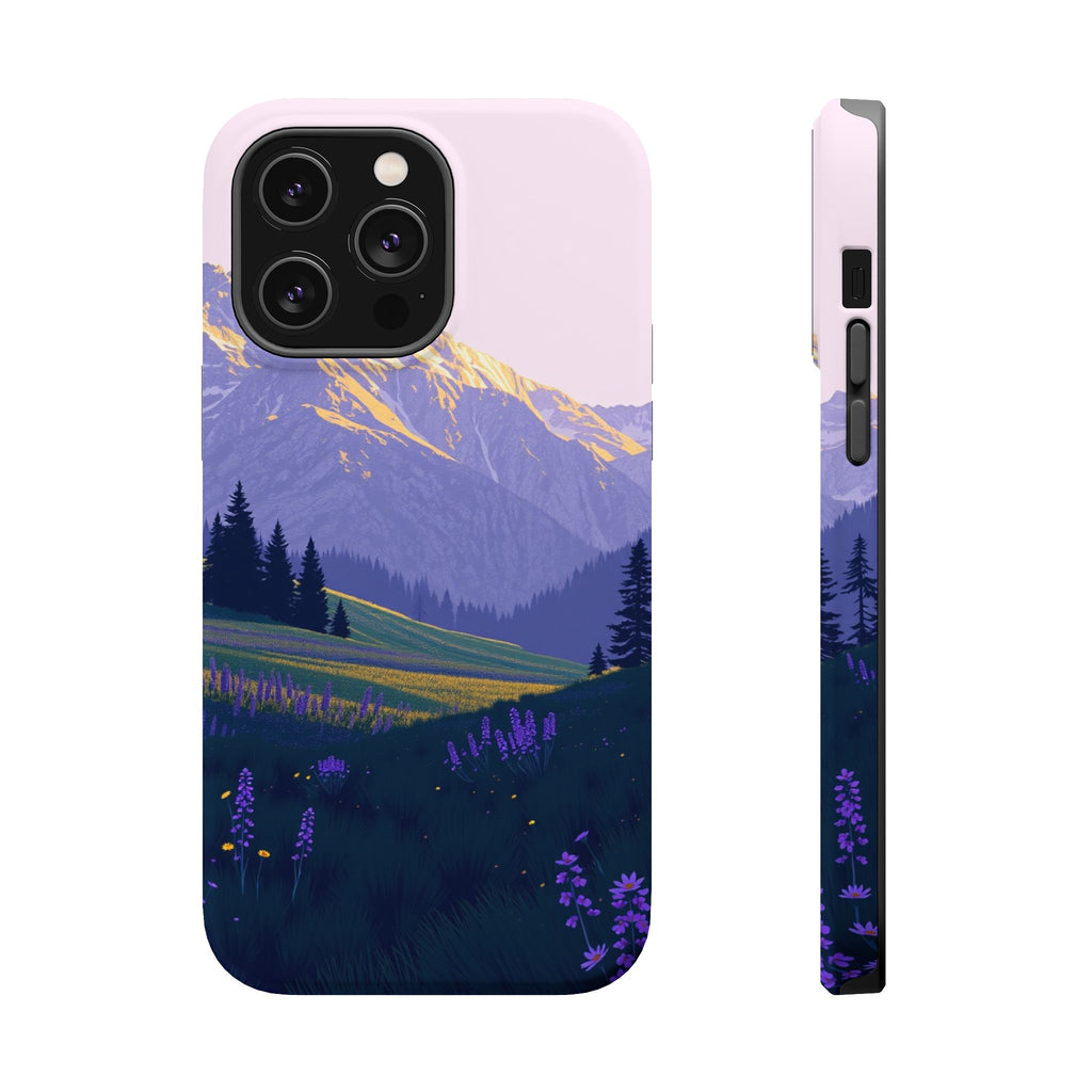 iPhone Alpine Meadow Gold Foil Luxury Slim Everyday Designer Case · iPhone Case