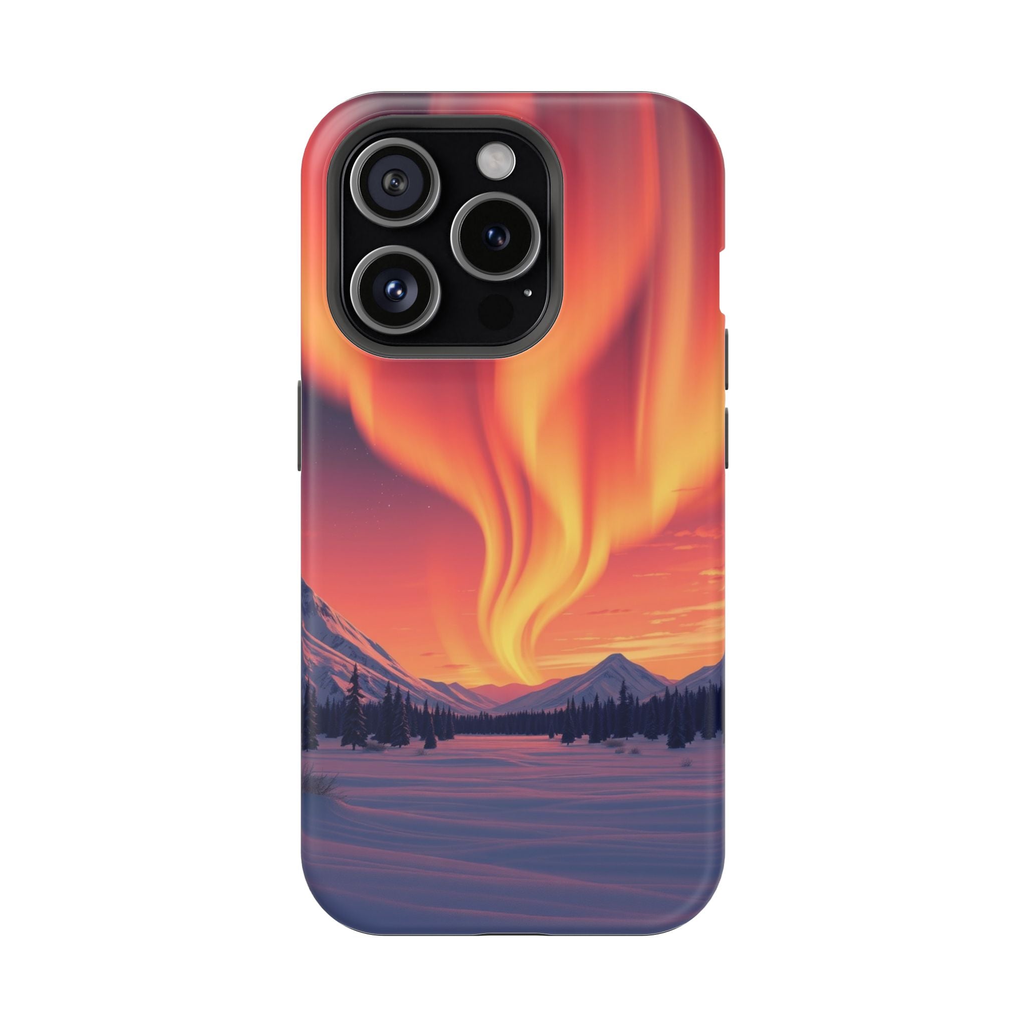iPhone Sunset Amber And Peach Northern Lights Slim iPhone Everyday · iPhone Case
