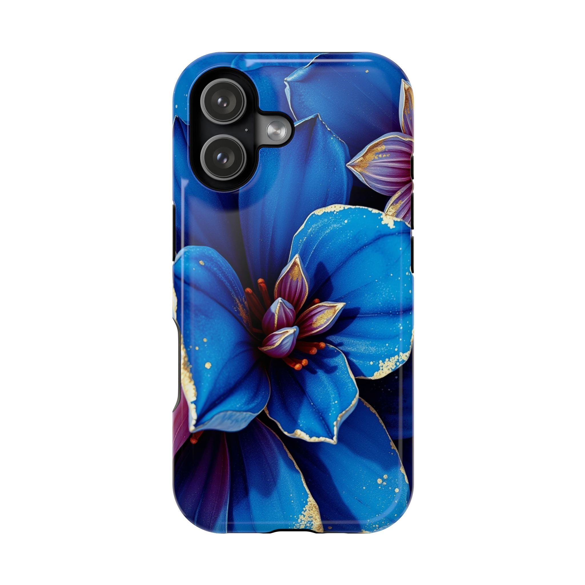 iPhone Floral Gold Foil Serene Design Slim Snap Case Ga · iPhone Case