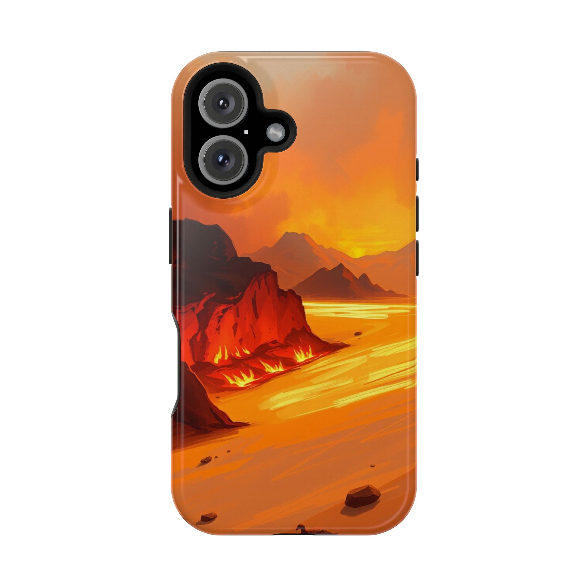 iPhone Burnt Orange And Sand Wildfire Glow Slim iPhone Everyday · iPhone Case