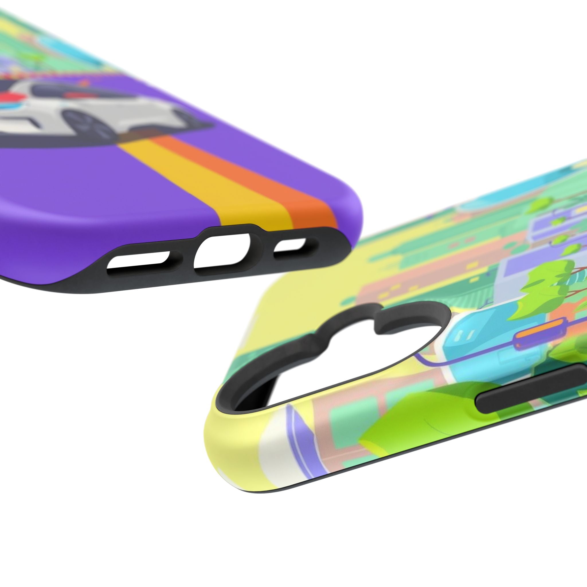 iPhone Electric Car Future Kids Fun Phone Case Gift Slim Snap Case · iPhone Case